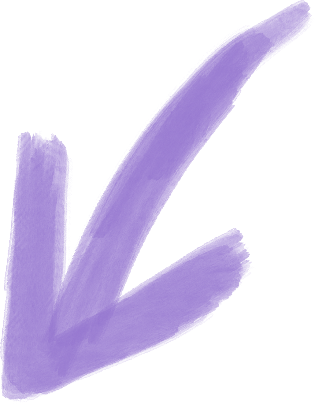 Purple Watercolor Arrow Illustration
